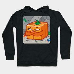 The square pumpkin was angry regardless Hoodie